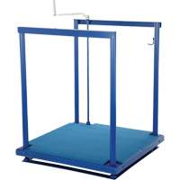 Ergonomic Posi-Crank Platform With Anti-Fatigue Mat, 36" W x 72" D, 500 lbs. Capacity, All-Welded Smart Ofis