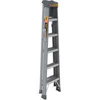 Step Ladder with Paint Tray, 6', Fibreglass, 225 lbs. Capacity, Type 2 Smart Ofis