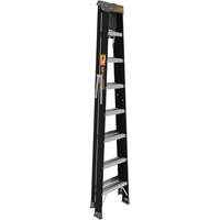 Step Ladder with Paint Tray, 8', Fibreglass, 250 lbs. Capacity, Type 1 Smart Ofis
