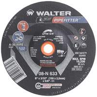 PIPEFITTER Grinding Wheel, 6" x 3/32", Aluminum Oxide, Type 27 Smart Ofis