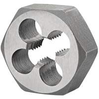 Hexagon Rethreading Bolt Die, 1.67" Dia., M22x1.5 Thread, High Speed Steel Smart Ofis