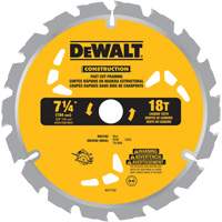 Fast Cut Framing Carbide-Tipped Saw Blade, 7-1/4", 18 Teeth, Wood Use Smart Ofis
