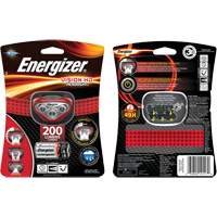 Vision Headlight, LED, 200 Lumens, 8.5 Hrs. Run Time, AAA Batteries Smart Ofis