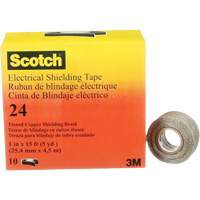 Ruban isolant de blindage Scotch, 25,4 mm (1") x 4,6 m (15'), Noir, 16 mils Smart Ofis
