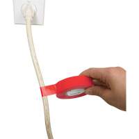 Ruban isolant, 19 mm (3/4") x 18 m (60'), Rouge, 7 mils Smart Ofis