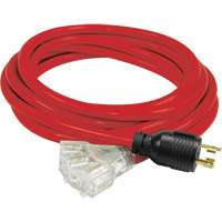 Generator Extension Cord with Tritap, STW, 10 AWG, 3 Outlet(s), 25' Smart Ofis
