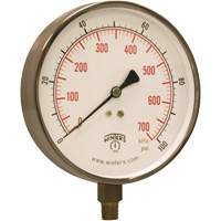 Contractor Pressure Gauge, 4-1/2" , 0 - 100 psi, Bottom Mount, Analogue YB900 | Smart Ofis
